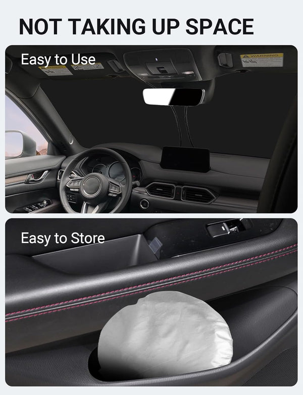 2017-2025 Mazda CX-5 custom-fit sunshade - folded compact