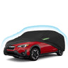 Proadsy Car Cover for Subaru Crosstrek 2018-2024 2025 2026, Waterproof All Weather, Windproof Snowproof Rain Hail Sun UV Protection Full Outdoor Indoor Exterior Car Covers, Black