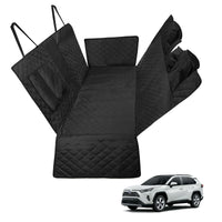 Proadsy 2026 Upgrade Dog Car Seat Cover Custom Fit 2019-2024 2025 Rav4 SUV Back Seat Extender Waterproof Scratch Proof Durable Black Protector Pet Hammock