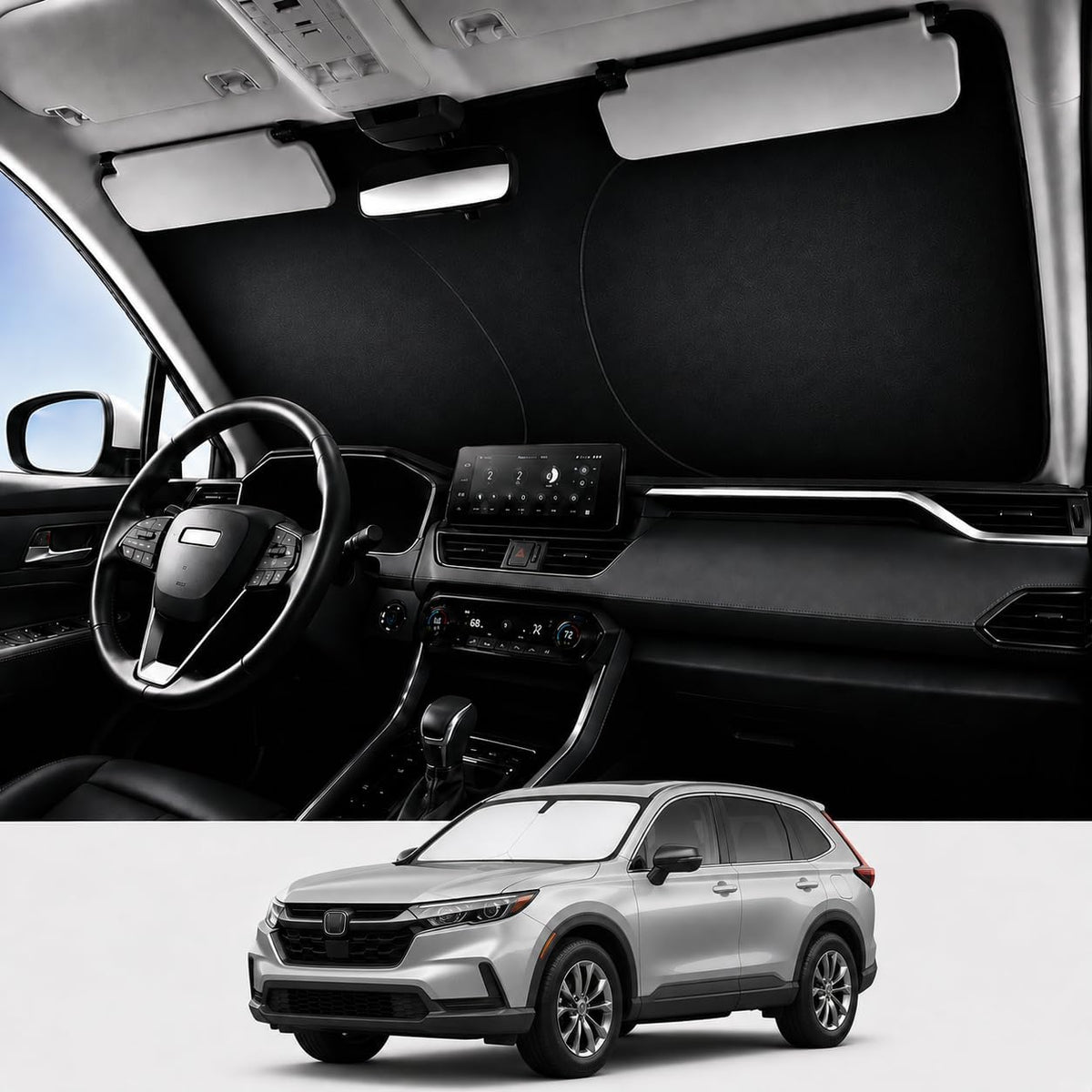 2017-2022 Honda CR-V Windshield Sunshade - Custom Fit Front Windshield Sun Shade