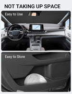 Proadsy 2026 Upgrade Windshield Sunshade Custom Fit 2021-2025 Toyota Sienna Mini Van Reflective Heat Sun UV Protector Foldable Front Window Shade Accessories