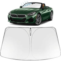 Proadsy Windshield Sun Shade for BMW Z4 2019-2026 Foldable Front Sunshade Protector Sun Visor Blocks UV Rays Keep Car Cooler Accessories