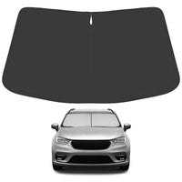 Proadsy 2026 Upgrade Windshield Sunshade Custom Fit 2017-2025 Chrysler Pacifica Minivan Reflective Heat Sun UV Protector Foldable Front Window Shade Accessories
