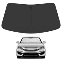 Proadsy 2025 Upgrade Windshield Sun Shade Custom Fit Honda Accord 2014-2017 4-Layer Foldable Front Sunshade Protector Sun Visor Blocks UV Rays Keep Car Cooler