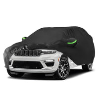 Proadsy Car Cover Compatible with Jeep Grand Cherokee 2011-2024 2025 2026 (Not for Grand Cherokee L) Windproof All Weather Waterproof Sun Rain UV Dust Snow Protection Outdoor Covers