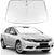 Proadsy 2025 Upgrade Windshield Sun Shade Custom Fit 2012-2015 Honda Civic Foldable Front Sunshade Protector Sun Visor Blocks UV Rays Keep Car Cooler