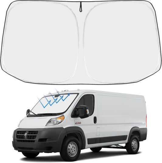 2014-2026 Dodge Ram Promaster Windshield Sunshade - Custom Fit Front Windshield Sun Shade