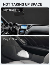 2014-2024 Infiniti Q50 windshield sunshade detail view 9, custom fit front window sun shade