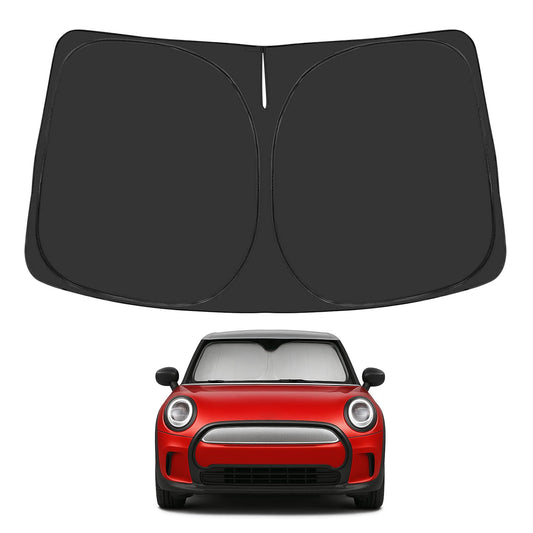 Proadsy 2025 Upgrade Windshield Sunshade Custom for Mini Cooper 2015-2023 2024 2025 Reflective Heat Sun UV Protector Foldable Front Window Shade Accessories