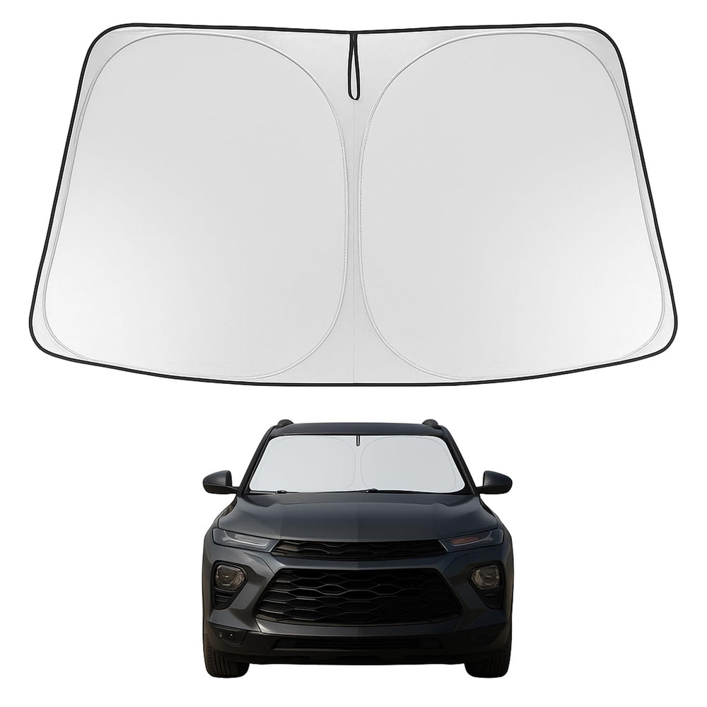 Proadsy 2025 Upgrade Windshield Sun Shade Custom Fit 2021-2023 2024 2025 Chevrolet/Chevy Trailblazer Foldable Front Sunshade Protector Sun Visor Blocks UV Rays Keep Car Cooler