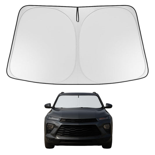 Proadsy 2025 Upgrade Windshield Sun Shade Custom Fit 2021-2023 2024 2025 Chevrolet/Chevy Trailblazer Foldable Front Sunshade Protector Sun Visor Blocks UV Rays Keep Car Cooler