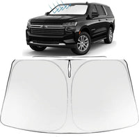 2021-2026 Chevrolet Suburban Windshield Sunshade - Custom Fit Front Windshield Sun Shade