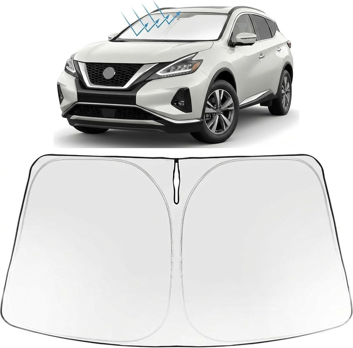 2025-2026 Nissan Murano Windshield Sunshade - Custom Fit Front Windshield Sun Shade
