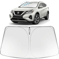 Proadsy Windshield Sun Shade for Nissan Murano 2025-2026 Foldable Front Sunshade Protector Sun Visor Blocks UV Rays Keep Car Cooler Accessories