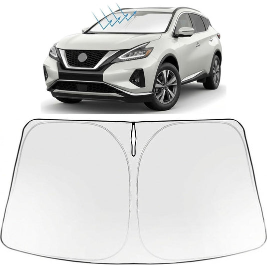 Proadsy Windshield Sun Shade for Nissan Murano 2025-2026 Foldable Front Sunshade Protector Sun Visor Blocks UV Rays Keep Car Cooler Accessories