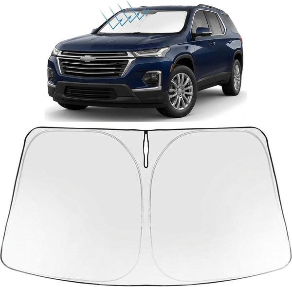 2024-2026 Chevrolet Traverse Windshield Sunshade - Custom Fit Front Windshield Sun Shade