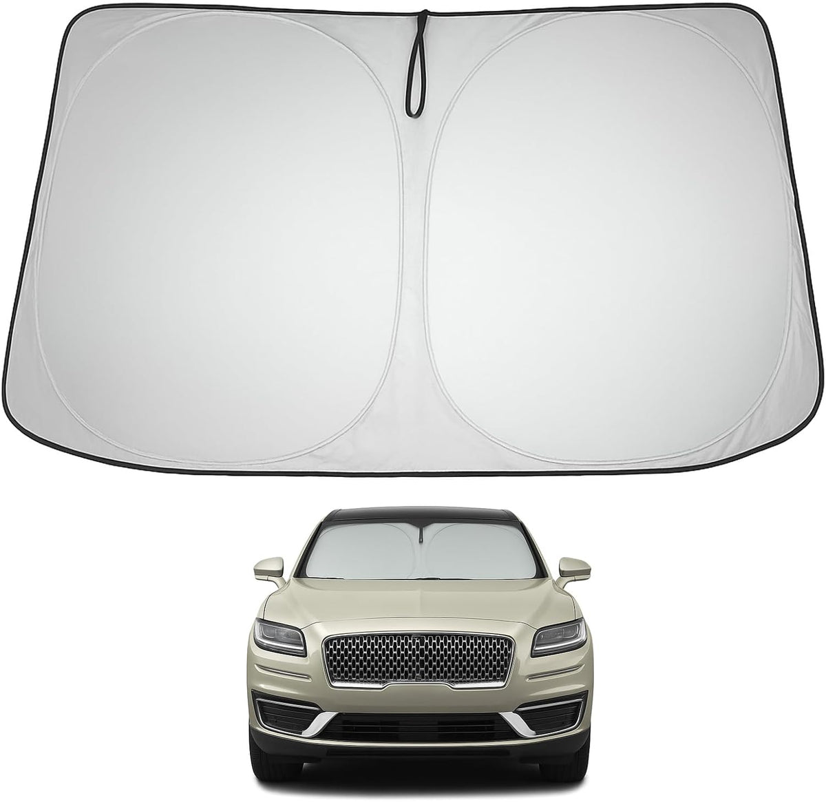 2019-2023 Lincoln Nautilus Windshield Sunshade - Custom Fit Front Windshield Sun Shade