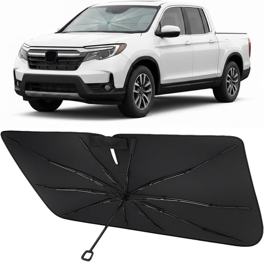 2017-2026 Honda Ridgeline Umbrella Windshield Sunshade - Custom Fit Front Windshield Sun Shade