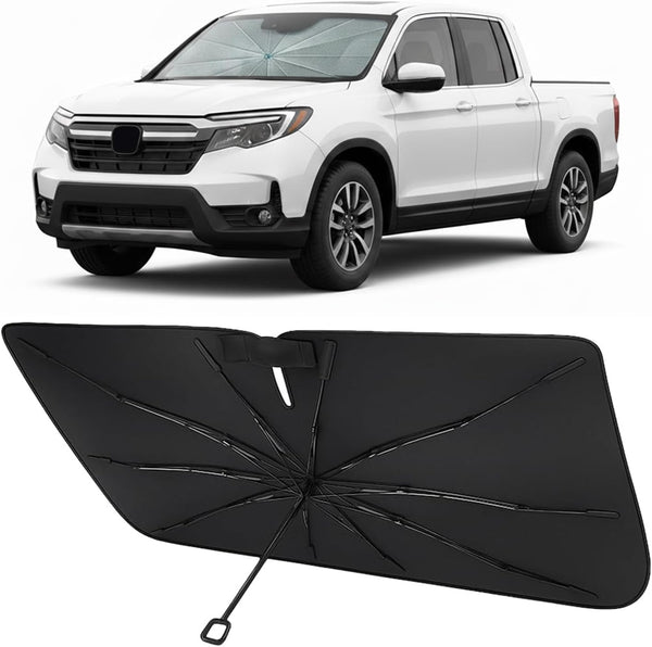 2017-2026 Honda Ridgeline Umbrella Windshield Sunshade - Custom Fit Front Windshield Sun Shade