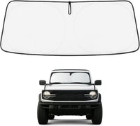2021-2026 Ford Bronco Windshield Sunshade - Custom Fit Front Windshield Sun Shade