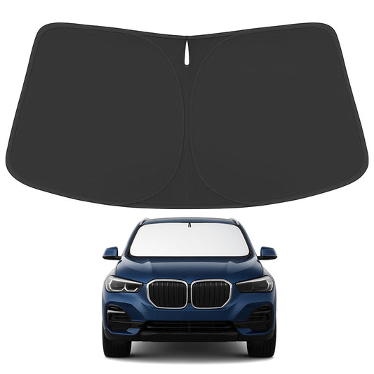 Proadsy Upgrade Front Windshield Sun Shade Foldable Sunshade Protector Custom Fit 2019-2025 BMW X5 M Sport xLine SUV Accessories