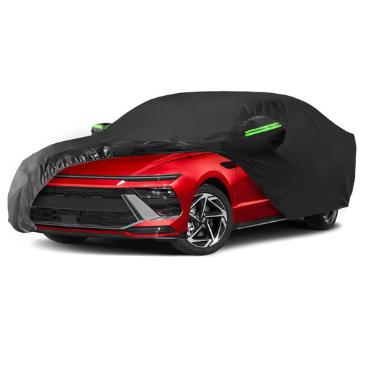 Proadsy 2025 Upgrade Car Cover Custom Fit for 2020-2025 Hyundai Sonata, Waterproof All Weather for Automobiles, Full Exterior Cover Rain Snow Sun Protector Indoor Outdoor Car Cover