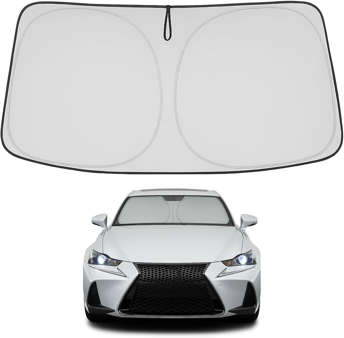 2014-2020 Lexus IS Windshield Sunshade - Custom Fit Front Windshield Sun Shade