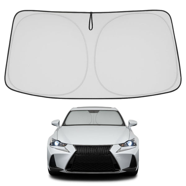 Proadsy 2026 Upgrade Windshield Sun Shade Custom Fit Lexus NX 2022-2025 2026 4-Layer Foldable Front Sunshade Protector Sun Visor Blocks UV Rays Keep Car Cooler