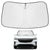 Proadsy 2025 Upgrade Windshield Sun Shade Custom Fit Buick Enclave 2018-2025 4-Layer Foldable Front Sunshade Protector Sun Visor Blocks UV Rays Keep Car Cooler Accessories