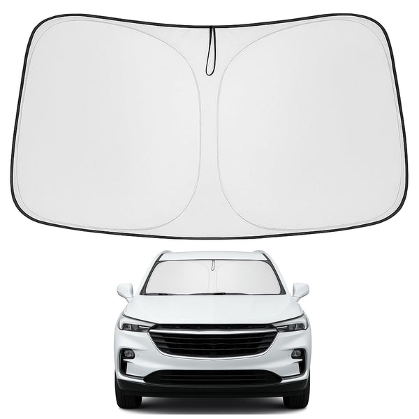 Proadsy 2026 Upgrade Front Windshield Sun Shade Foldable Sunshade Protector Custom Fit 2018-2024 Buick Enclave Accessories
