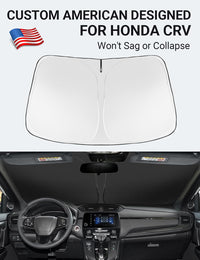 2017-2022 Honda CR-V custom-fit sunshade - folded compact