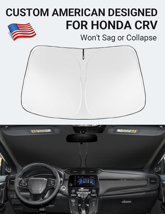 2017-2022 Honda CR-V custom-fit sunshade - folded compact