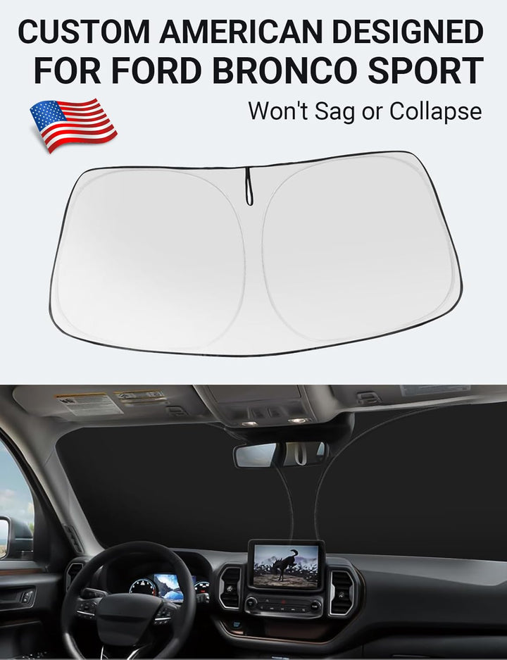 2021-2024 Ford Bronco Windshield Sunshade