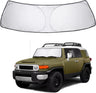 Proadsy 2026 Upgrade Front Windshield Sun Shade Foldable Sunshade Protector Custom Fit 2007-2014 FJ Cruiser Sport Utility Accessories