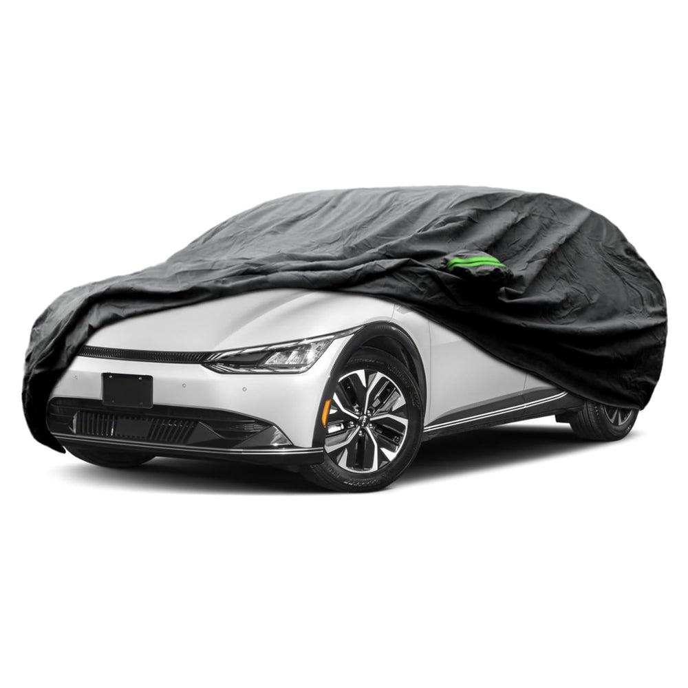Proadsy Car Cover Custom Fit for Kia EV6 2022-2025 2026, Waterproof All Weather for Automobiles, Full Exterior Cover Rain Snow Sun Protector Indoor Outdoor Car Cover