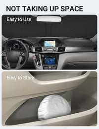 Proadsy 2026 Upgrade Front Windshield Sun Shade Foldable Sunshade Protector Custom Fit 2011-2017 Honda Odyssey Mini Van Accessories