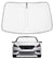Proadsy Custom Fit Hyundai Sonata 2015-2019 Windshield Sun Shade 4-Layer Foldable Front Sunshade Protector Sun Visor Blocks UV Rays Keep Car Cooler