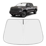 Proadsy 2024 Upgrade Front Windshield Sun Shade Foldable Sunshade Protector Custom Fit Toyota Tundra 2007-2021 Limited SR5 Platinum TRD Pro Pickup Accessories