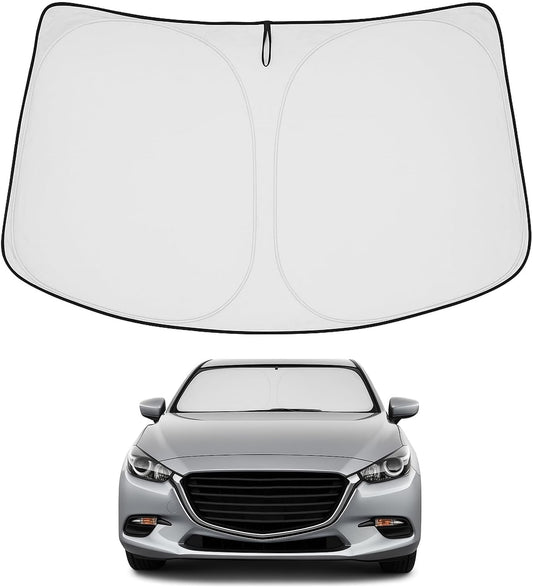 2014-2018 Mazda 3 Windshield Sunshade - Custom Fit Front Windshield Sun Shade