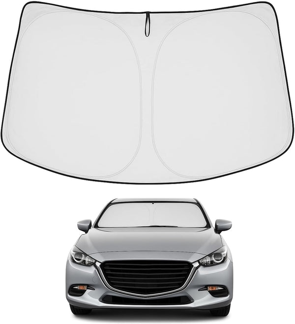 2014-2018 Mazda 3 Windshield Sunshade - Custom Fit Front Windshield Sun Shade