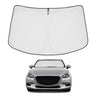 Proadsy 2026 Upgrade Front Windshield Sun Shade Foldable Sunshade Protector Custom Fit 2014-2018 Mazda 3 Accessories