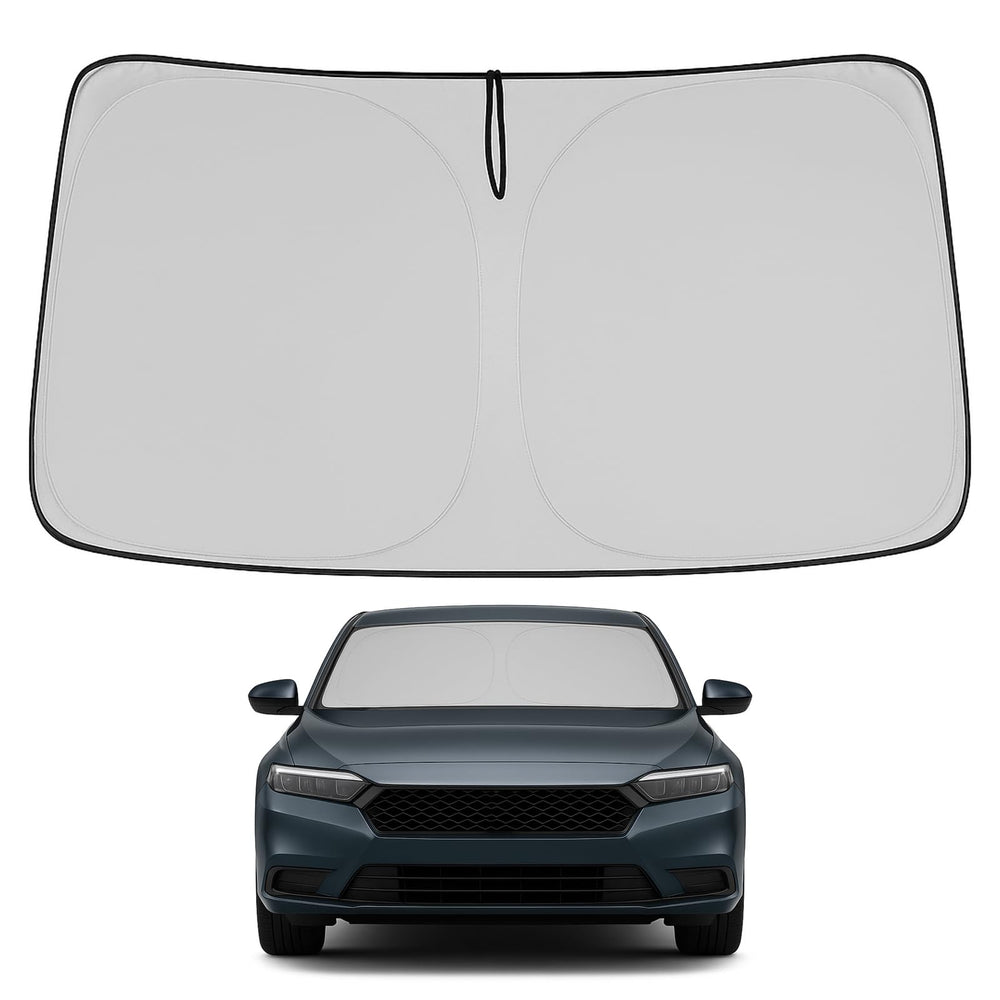 Proadsy 2025 Upgrade Windshield Sun Shade Custom Fit 2023-2024 Honda Accord 4-Layer Foldable Front Sunshade Protector Sun Visor Blocks UV Rays Keep Car Cooler