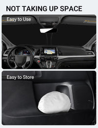 Proadsy Windshield Sun Shade for Honda Odyssey 2018-2025 2026 LX,EX,EX-L,Touring,Elite Minivan 4-Layer Foldable Front Sunshade Protector Sun Visor Blocks UV Rays Keep Car Cooler Accessories