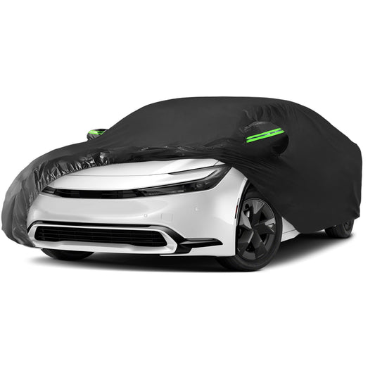 Proadsy 2025 Upgrade Car Cover Custom Fit for Toyota Prius 2023 2024 2025, Waterproof All Weather for Automobiles, Full Exterior Cover Rain Snow Sun Protector Indoor Outdoor Car Cover