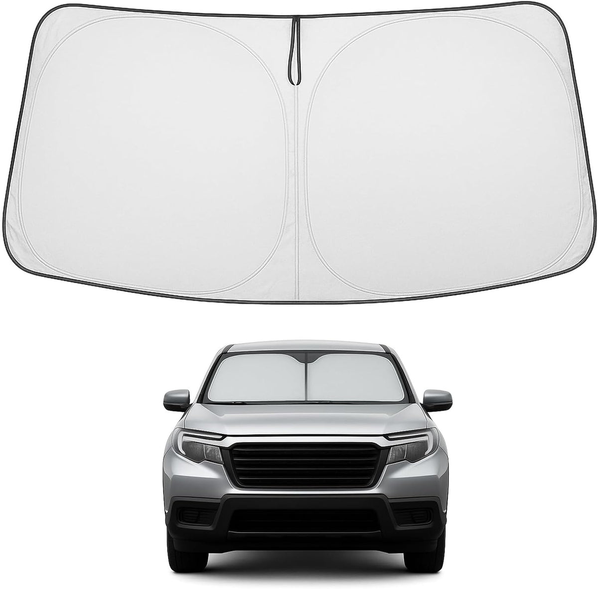 2017-2026 Honda Ridgeline Windshield Sunshade - Custom Fit Front Windshield Sun Shade