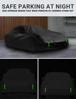 Proadsy Car Cover for Porsche 911 Carrera (991/992/996/997 Series) 1998-2025 2026, Windproof All Weather Waterproof Sun Rain UV Dust Snow Protection Full Outdoor Indoor Exterior Car Covers