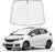 Proadsy 2025 Upgrade Windshield Sun Shade Custom Fit Honda Fit 2015-2020 4-Layer Foldable Front Sunshade Protector Sun Visor Blocks UV Rays Keep Car Cooler