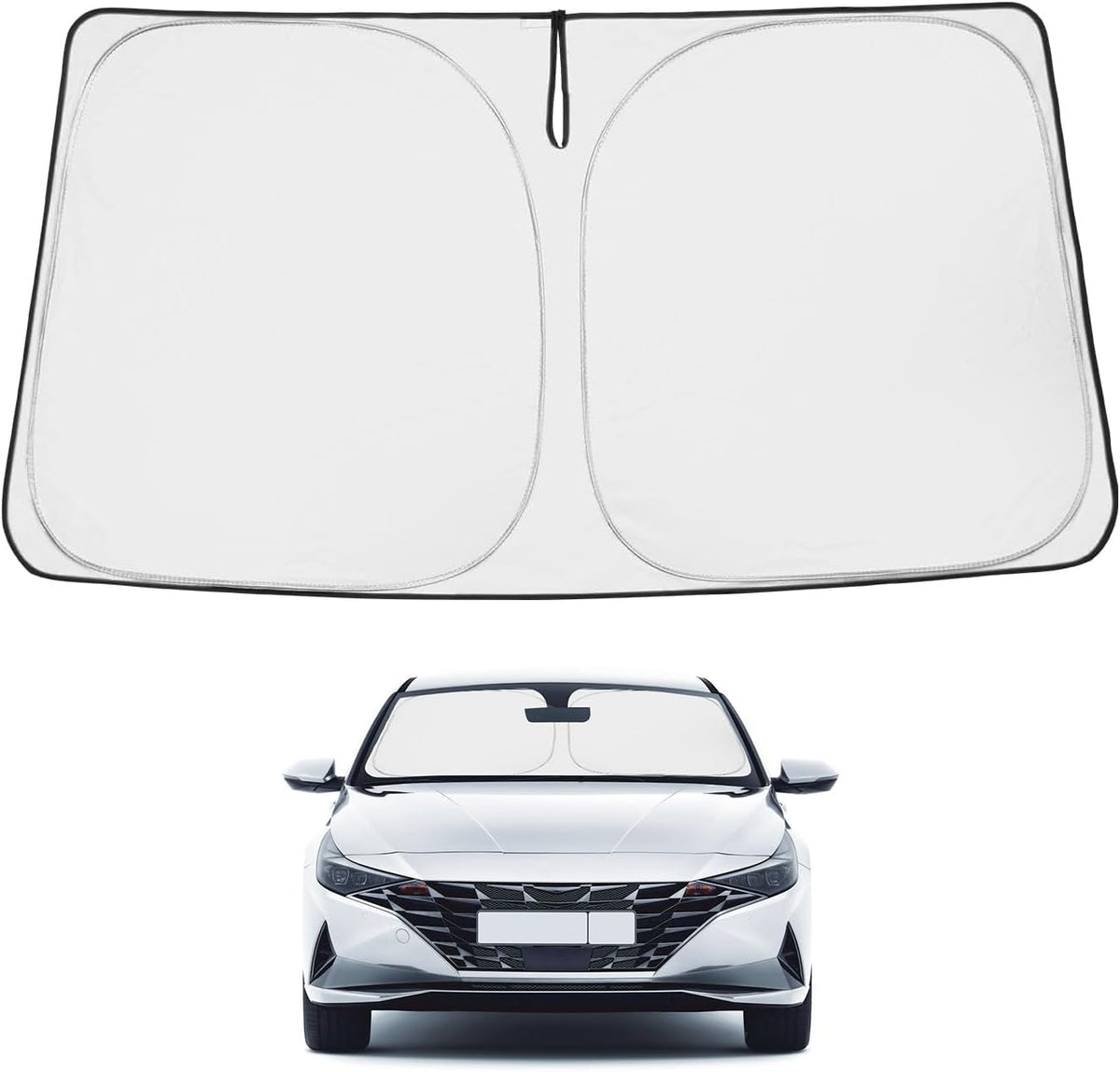 2021-2026 Hyundai Elantra Windshield Sunshade - Custom Fit Front Windshield Sun Shade