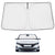 Proadsy Custom Fit Hyundai Elantra 2021-2024 2025 Windshield Sun Shade 4-Layer Foldable Front Sunshade Protector Sun Visor Blocks UV Rays Keep Car Cooler