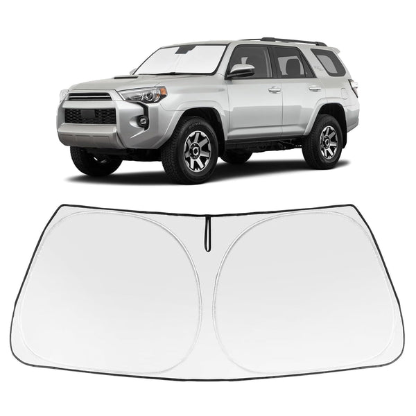 Proadsy 2026 Upgrade Front Windshield Sun Shade Foldable Sunshade Protector Custom Fit 2010-2025 4Runner 4-Runner SUV, SR5 Trail Limited Accessories